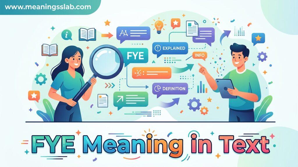 FYE Meaning in Text
