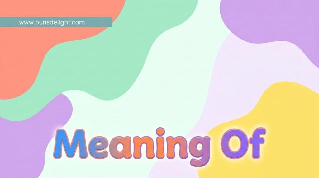 meaning of