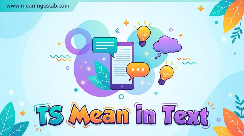 ts meaning in text