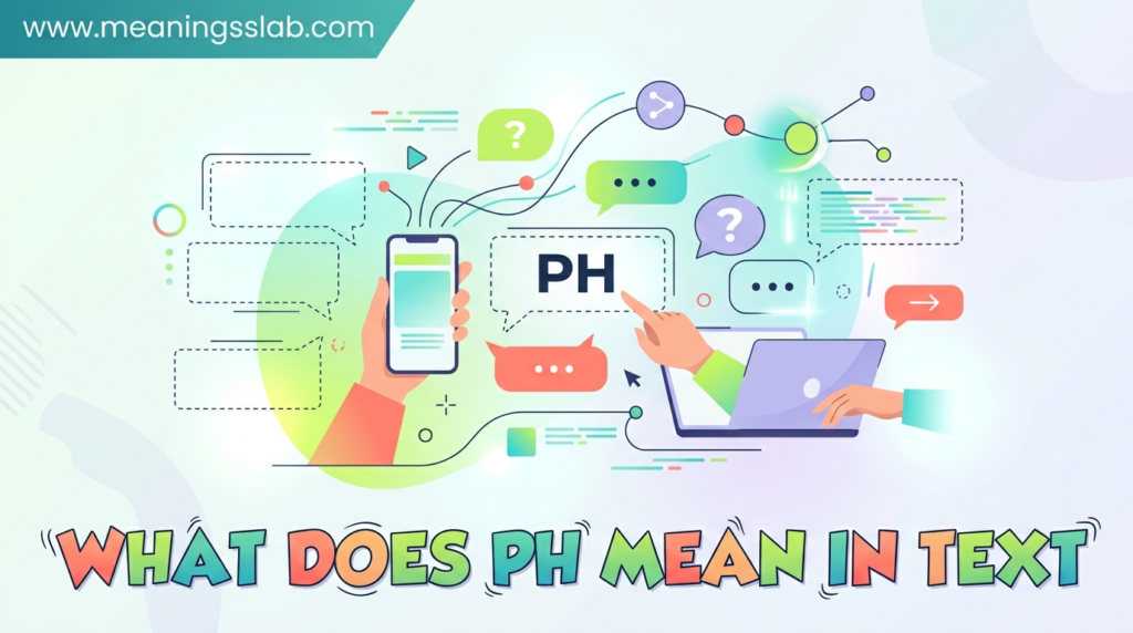 what does ph mean in text