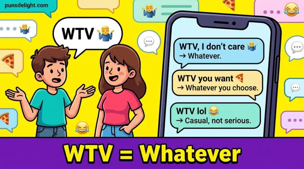 What Does WTV Mean From a Girl